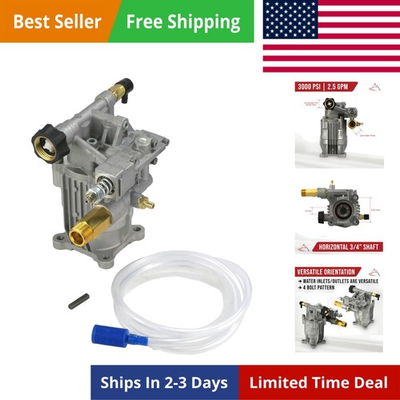 #ad 3 4quot; Shaft 3000 PSI Pressure Washer Pump for Mi T M JP 2703 8MHB WP 2000 2MIB $160.19