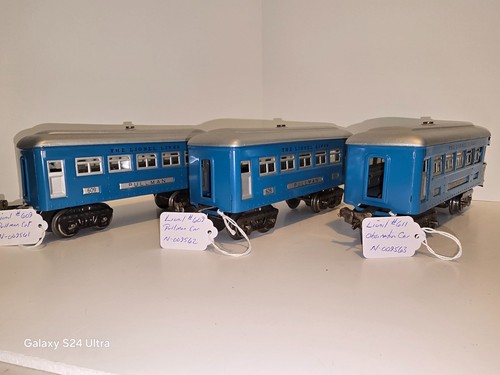 Coches Lionel #609 Pullman (2) y #611 coche de observación (1), N-009561/62/63 | Condition: Used