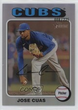 2024 Topps Heritage High Number Chrome Silver Border 8/225 Jose Cuas #151 1nq3