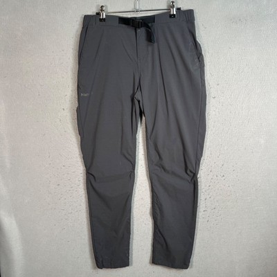 Marmot Womens Size 10 Dark Gray Nylon/Elastane Lightweight Pants w/ Belt