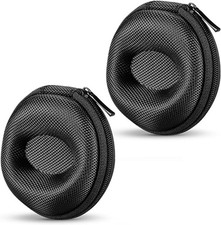 Pack of 2 Zipper Travel Watch Cases Single Watch Storage Boxes for Wristwatches