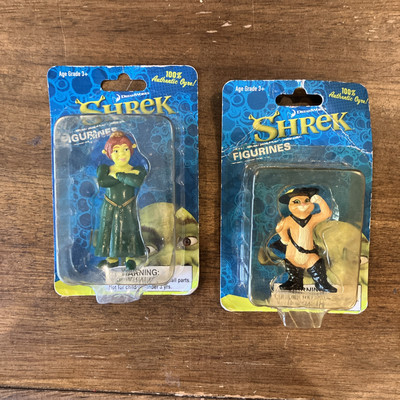 Dream Works Princess Fiona and Puss In Boots Shrek Action Figures