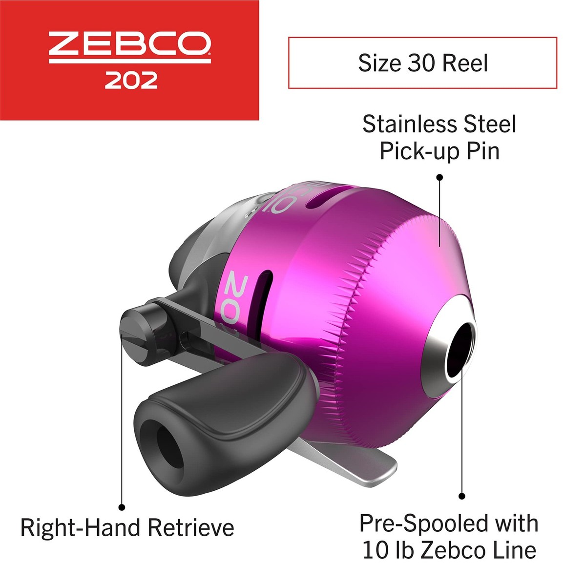 Sinck Mua 600% シンクムア 光・影 シクレ・紫・茶・ピンク 4体 Zebco 202 Spincast Reel and Fishing Rod Combo, 5-Foot 6-Inch 2
