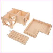 Bearded Dragon Habitat Accessories Cave Hideaway Basking Platform Climbing Ramp