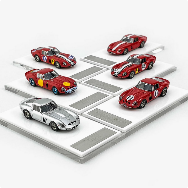 Ferrari 250GTO '64 プラモデルキット 1/18 BBR 1964 Ferrari 250 GTO (Red) Car Model Limited 250 Pieces