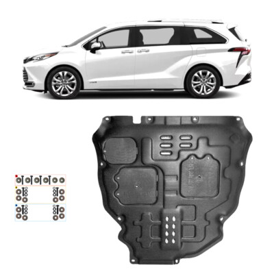 For Toyota Sienna 2022-2023 Under Engine Splash Guards Front Engine Mud Flaps