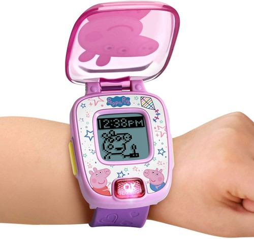 Kids Watch Peppa Pig Learning Watches Purple Children Games Educational Counting - Picture 8 of 10