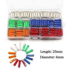 200pcs Continental Car Fuses Torpedo Type For Vintage Classic Cars Old Style Set