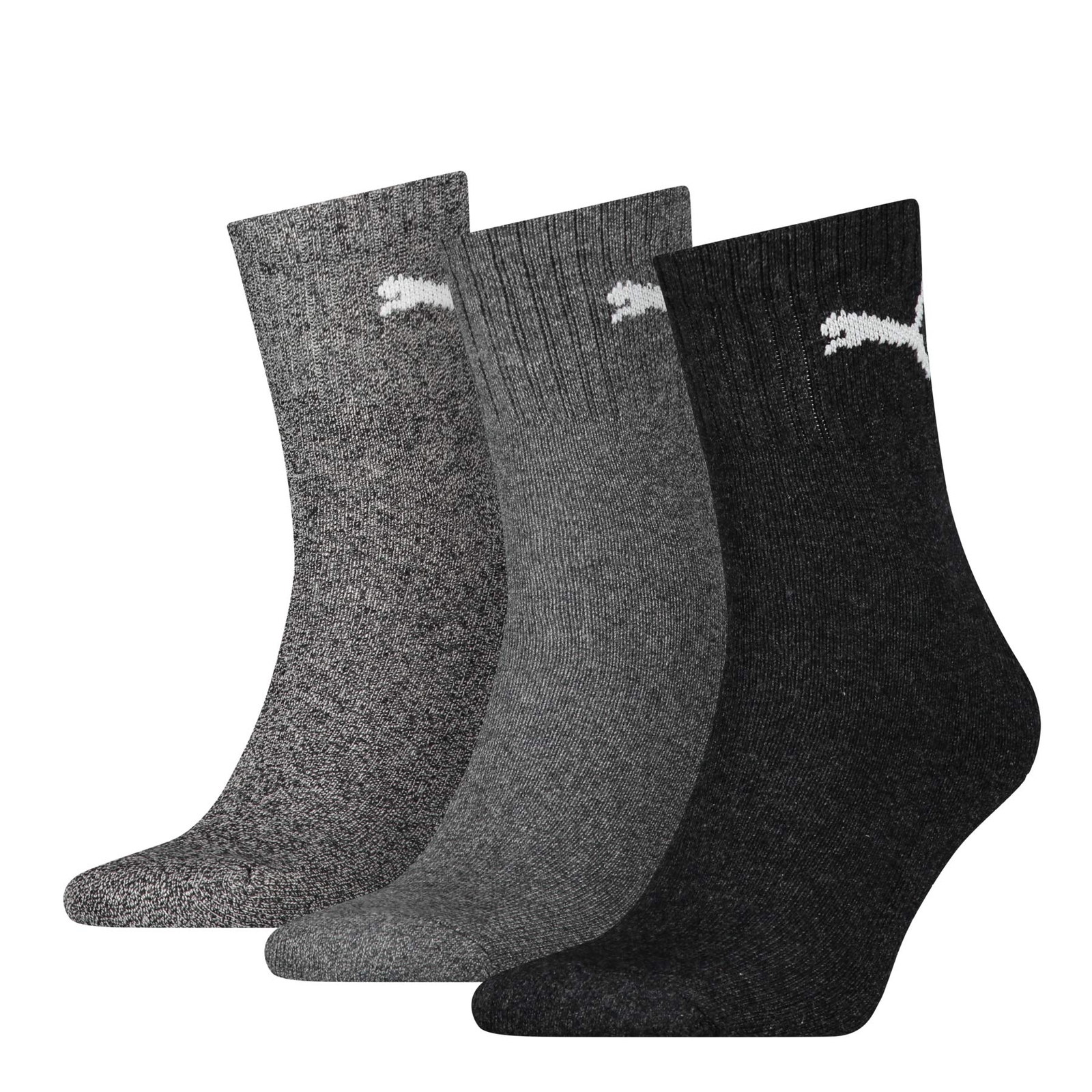 PUMA Short Sock (Pack of 3) 3-5 Anthracite / Grey