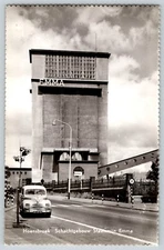 Postcard RPPC Hoensbroek Schachtgebouw Staatsmijn Emma