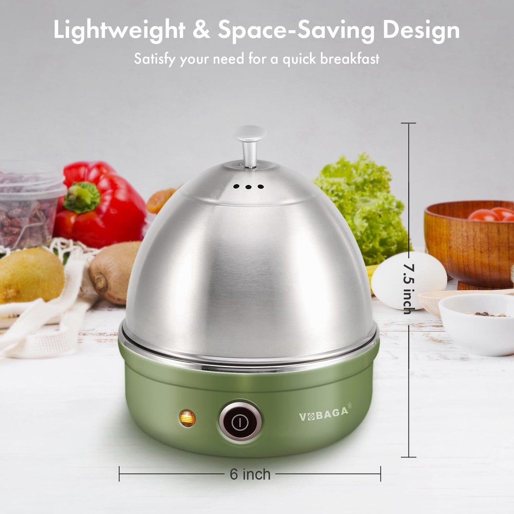 Electric Egg Cooker with Auto Shut Off for Soft Medium Hard Boiled Eggs Electric Egg Cooker with Auto Shut Off for Soft Medium Hard Boiled Eggs