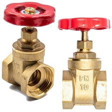 Muffenschieber Absperrschieber Heizungsabsperrschieber Ventil 1/2, 3/4, 1 "