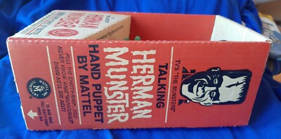 VINTAGE MATTEL 1964 HERMAN MUNSTER THE MUNSTERS TALKING PUPPET NON