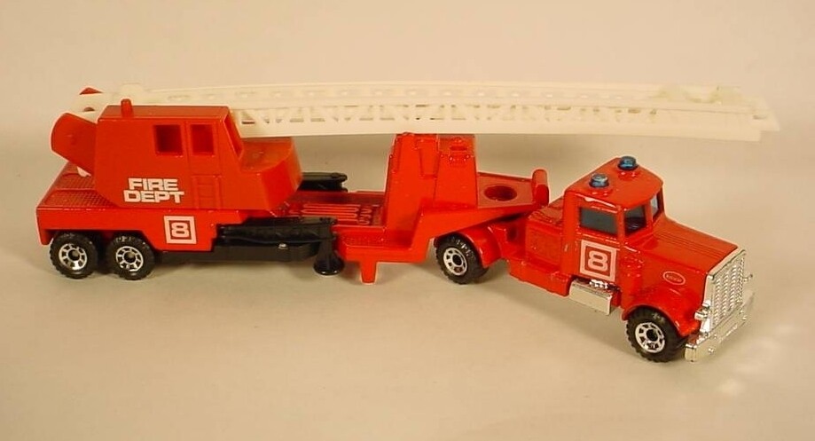 Matchbox Convoy Peterbilt Fire Engine CY-13-A Loose