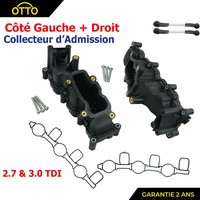 Partsline LuftansaugkrüMmer Links + Rechts FüR Audi A4 B7 2.7/3.0 TDI 6-Zyl.