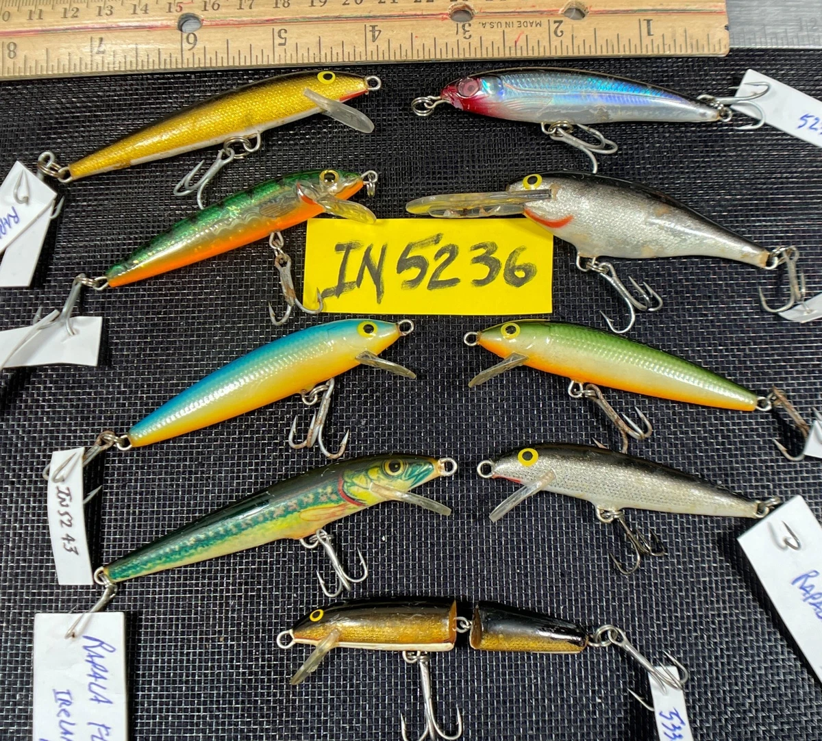 Leurre De Pêche Vintage Rapala Minnow Cuillère #7 1/2 Oz Firetiger RMS-7 FT – Pour Les Passionnés De Pêche.