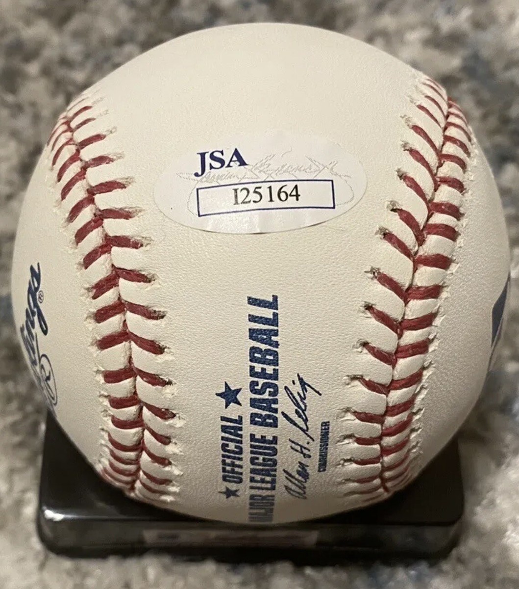 BILL BUCKNER & MOOKIE WILSON DUAL AUTOGRAPHED RAWLINGS BASEBALL