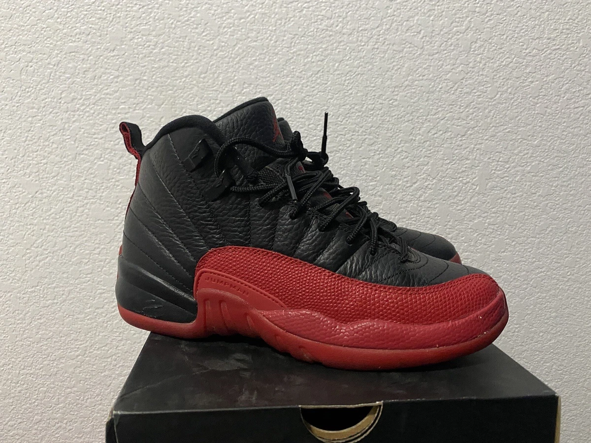 Size 7 - Jordan 12 Black/Varsity Red 2016