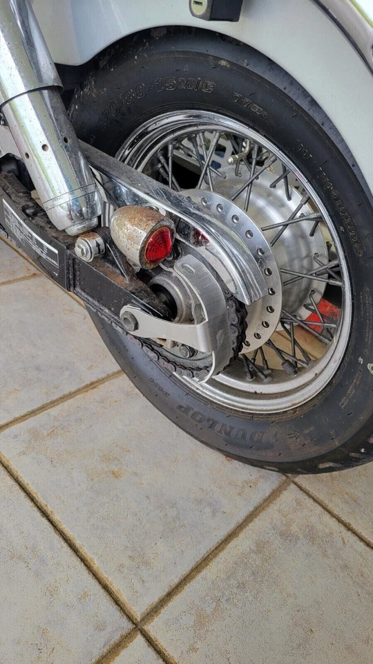 Rolled License Plate Relocation Bracket for HONDA SHADOW 1100 1985-2008 Sabre 08 - Image 3 of 4