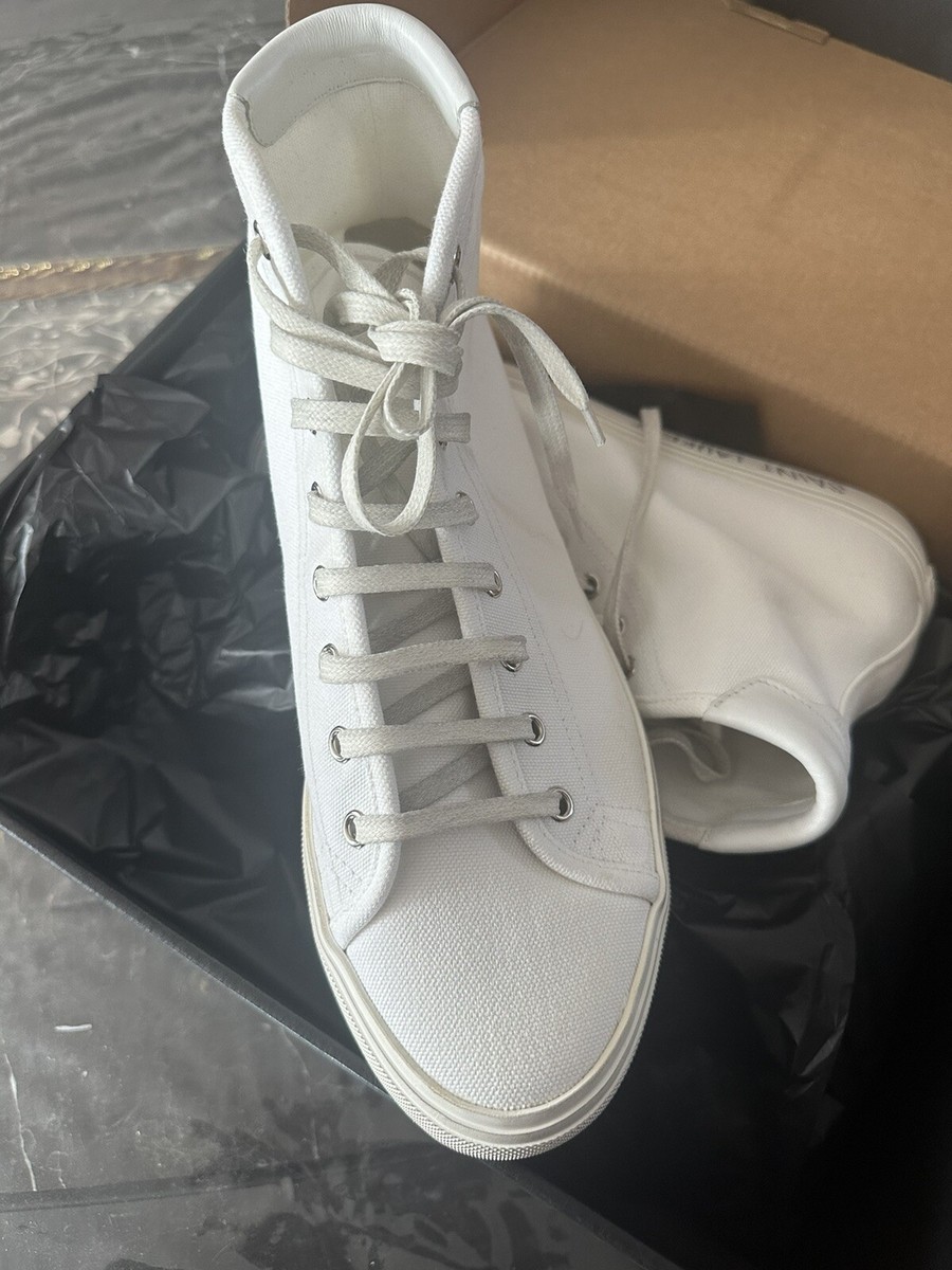 Saint Laurent*マリブ ミッドトップ スニーカー Saint Laurent Malibu mid top Sneakers | eBay