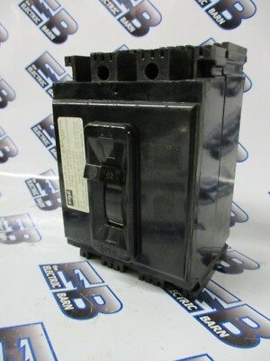 FPE Type NE 20 Amp 240 Volt 3 Pole Circuit Breaker -TEST REPORT+WARRANTY