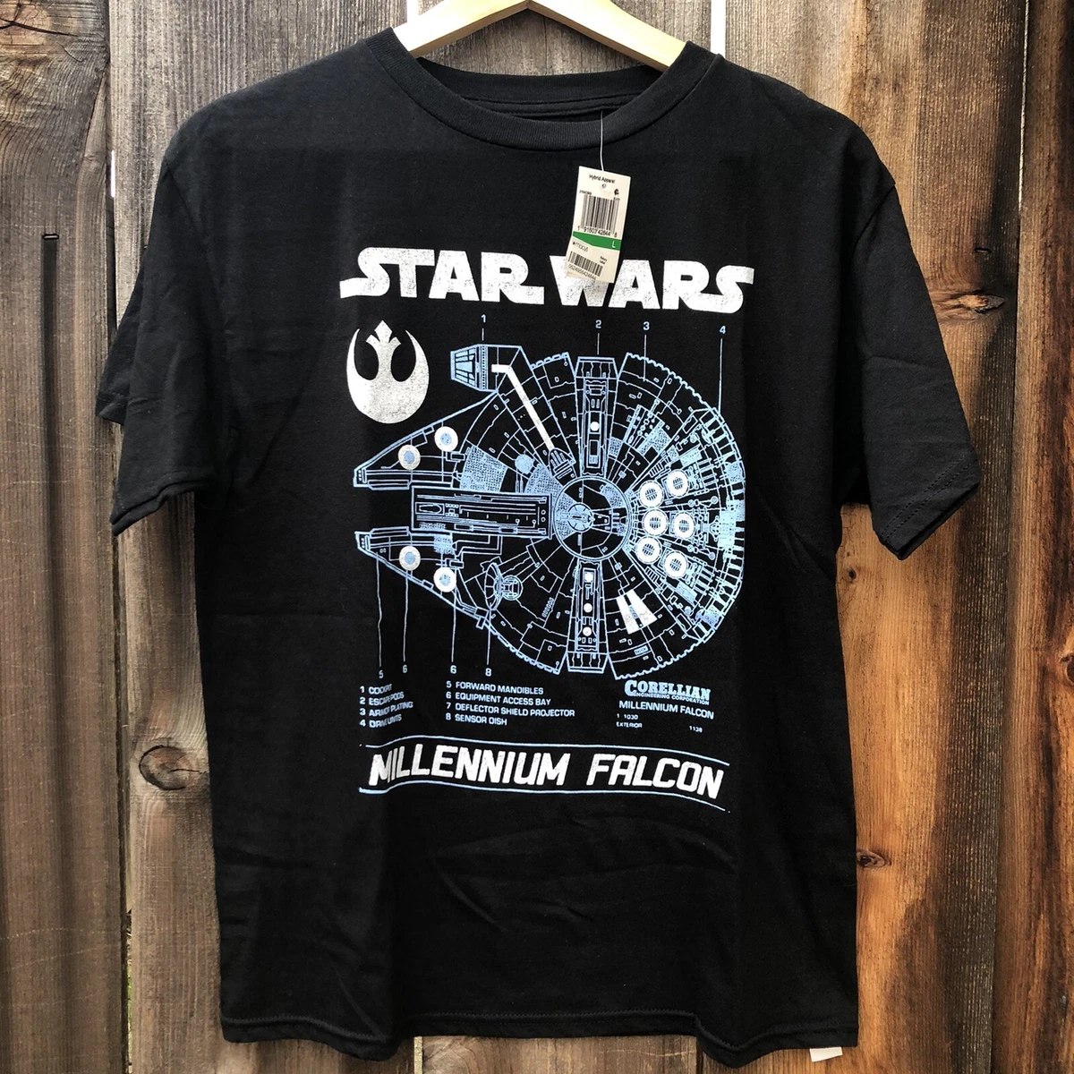 Star wars on sale millennium falcon shirt