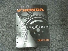 1997 1998 Honda CBR1100XX Super Blackbird Motorcycle Shop Service Repair Manual