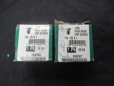 Kerr Lakeside D1397627 New 1/4-20X1 New Hex Flat Head Cap Screws (QTY 80)