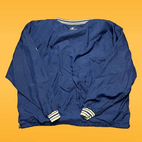 Vintage Pitt Panthers Champion Windbreaker Jacket Men’s 2XL Blue Vtg Pittsburgh - Picture 2 of 6