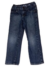 Childrens Place Boys Straight Leg Jeans Size 5 Denim Adjustable Waist Stretch
