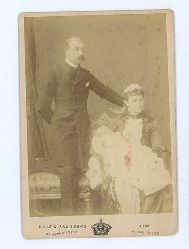 Vintage Kabinettkarte Prinz Arthur, Herzog von Connaught Prinzessin Louise Margaret