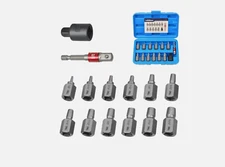 LainKeen 14-Piece Screw Extractor Set, 3/8" Inch Drive - New