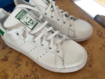 Adidas Originals Stan Smith Size 4.5  White Green Mens Casual Sneakers FX5502