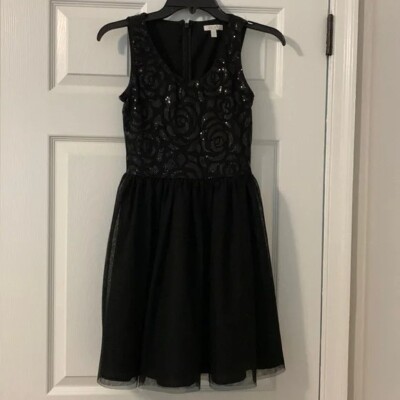 Delia's black juniors dress, size 1-2 Excellent Condition | eBay
