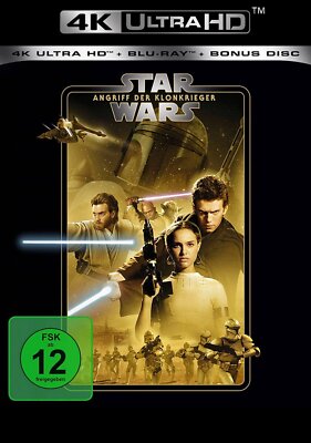 Star Wars: Episode 2 - Angriff der Klonkrieger - 4K Ultra HD # UHD+2-BLU-RAY-NEU