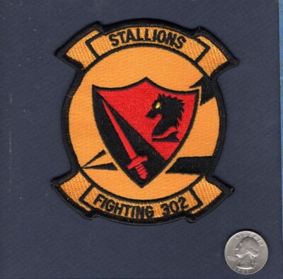 VF-302 STALLIONS F- Phantom F-14 Tomcat US NAVY USNR NAS Miramar Squadron Patch