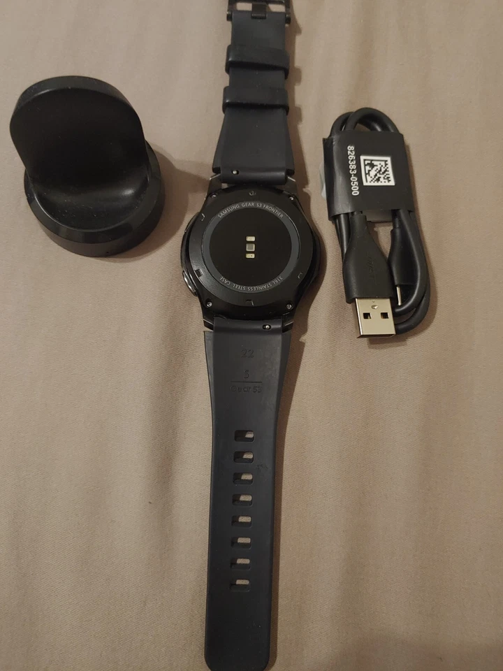 Samsung Gear S3 Frontier Smart Watch SM-R760 46mm Bluetooth WiFi Excellent 10/10 - Image 2 of 4