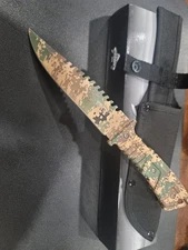 MASTER USA FULL TANG FIXED BLADE  KNIFE 10" OVERALL DIGITAL CAMO  MU-1146DG