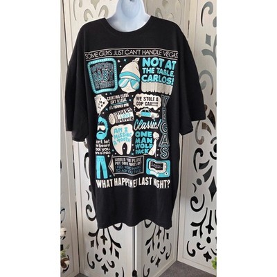 The Hangover Movie Graphic Tee 3XL NWT Vegas Quote Shirt True Nation