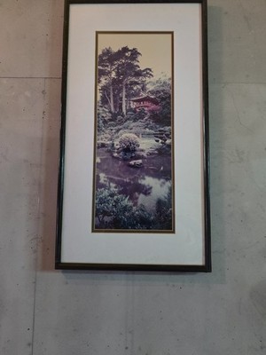 Vintage Japanese Tea Garden Framed Photo - San Francisco Golden Gate Park Pagoda