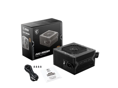 MSI MAG A550BN 550 W ATX12V 80 PLUS BRONZE Certified Active PFC Power Supply
