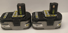(Lot of 2) RYOBI 18V 3Ah P191 Lithium+ HP Battery