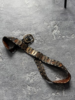 Vintage Dsquared2 belt big metal laters logo Cowboy belt 112 cm