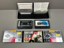 Vintage Cassette Demagnetizer, Head Cleaner  3 New Cassette lot: Music/Stereo