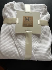 NEW Waffle Knit Robe - One Size- White - Modern Expressions
