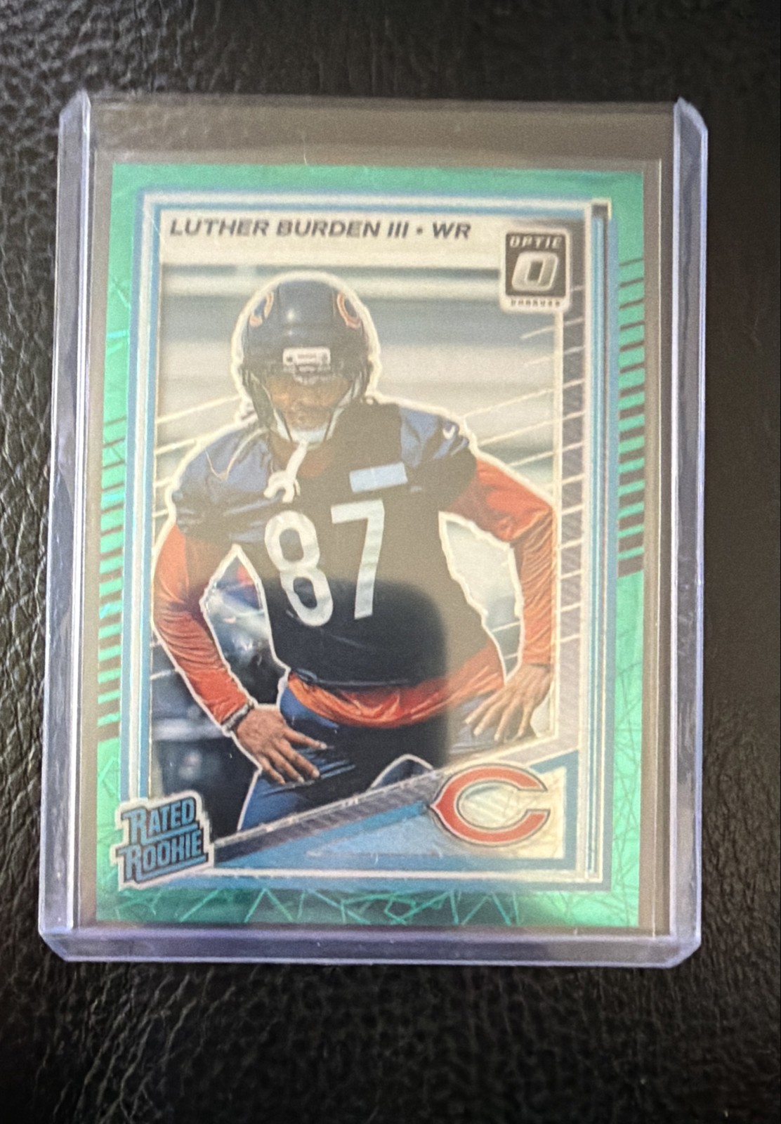 2025 Panini Donruss Optic - Rated Rookie Luther Burden #275 Teal Velocity Prizm