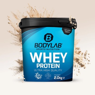 BODYLAB Whey Protein (2000g) - Premium Whey Protein für Muskelaufbau ，Neutral