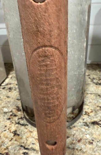 Vintage Kingsford Charcoal Chimney Starter with a Wooden Handle