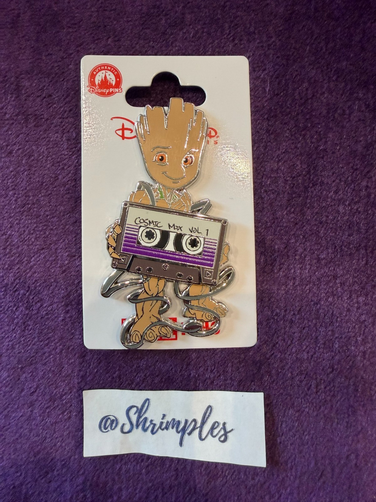 DISNEY PIN Paris GROOT Awesome Mix Guardians of the Galaxy NEW on Card