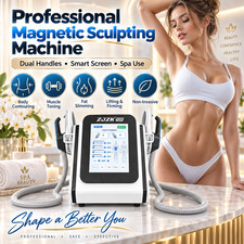 Body Sculpting Muscle Stimulator Machine Dual Handle Slimming Fat Loss for Salon